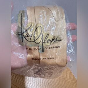 Vintage Kay gloves champagne Gold Satin Gloves 1950s/60s made in Germany